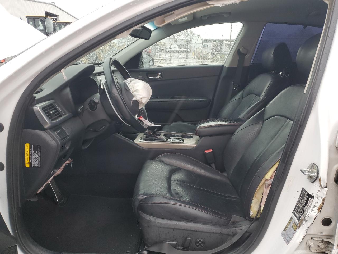 2016 KIA Optima VIN 5XXGW4L21GG085716 Copart auction photo, front end / side damage thumbnail 7