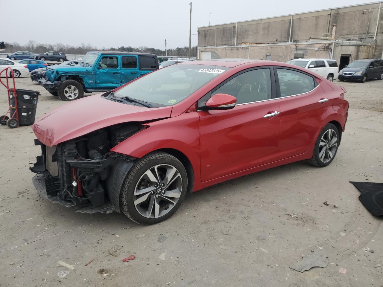 2014 Hyundai Elantra VIN KMHDH4AE5EU161435