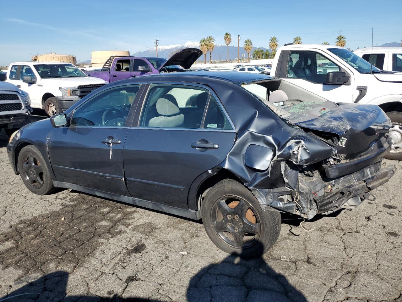 2003 Honda Accord VIN JHMCM56333C078175 Copart auction photo, rear end / side damage thumbnail 2