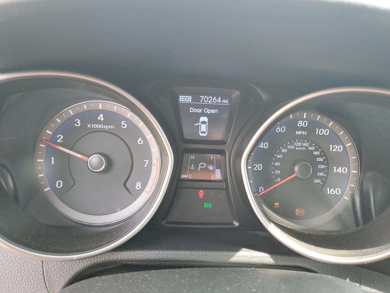 2013 Hyundai Elantra VIN KMHD35LE4DU118057 Copart auction photo, front end / side damage thumbnail 9