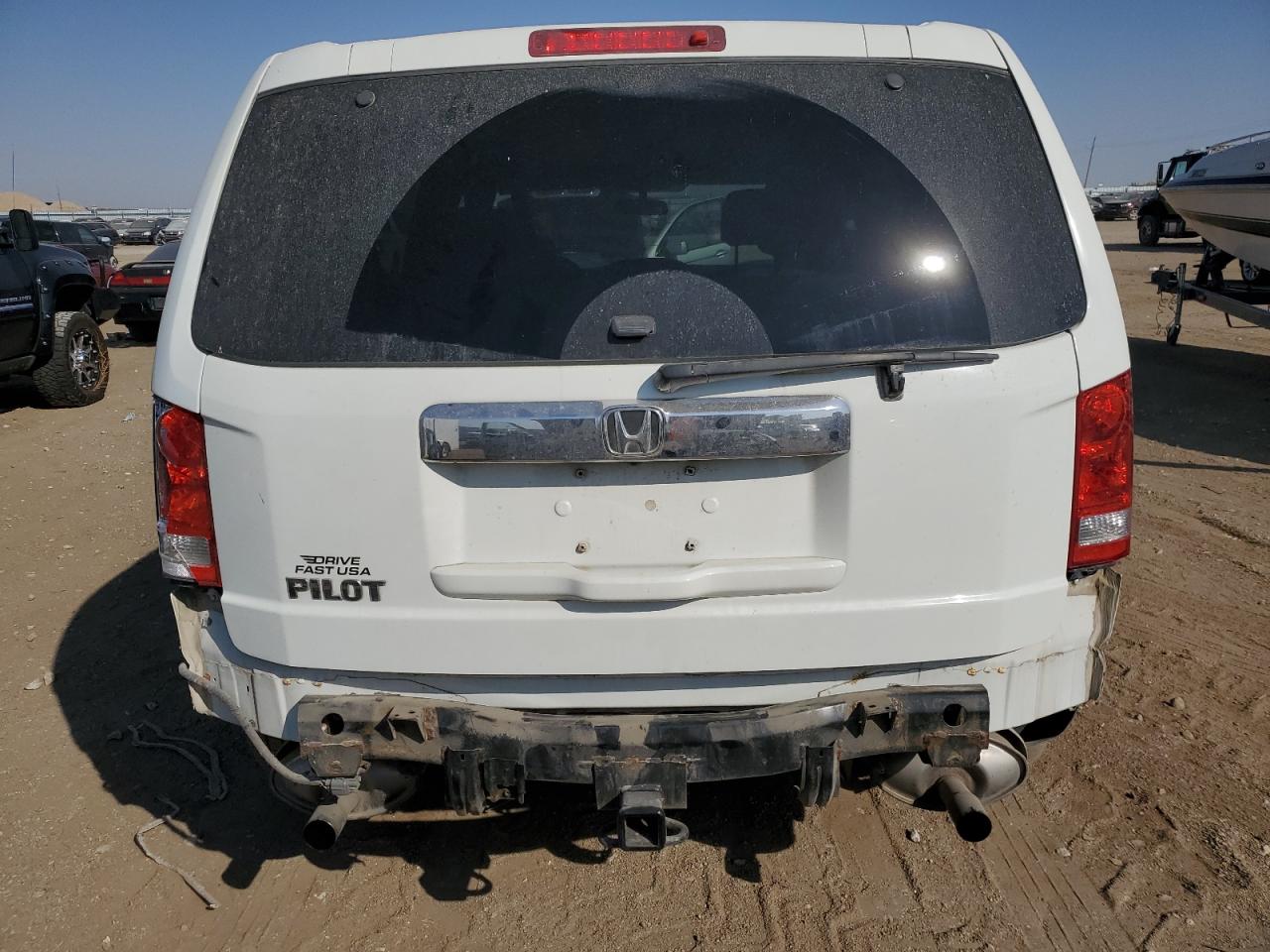 2013 Honda Pilot VIN 5FNYF3H42DB013592 Copart auction photo, side / rear end damage thumbnail 6