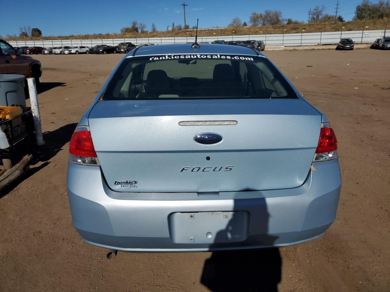 2008 Ford Focus VIN 1FAHP32N68W180608 Copart auction photo, side damage thumbnail 6