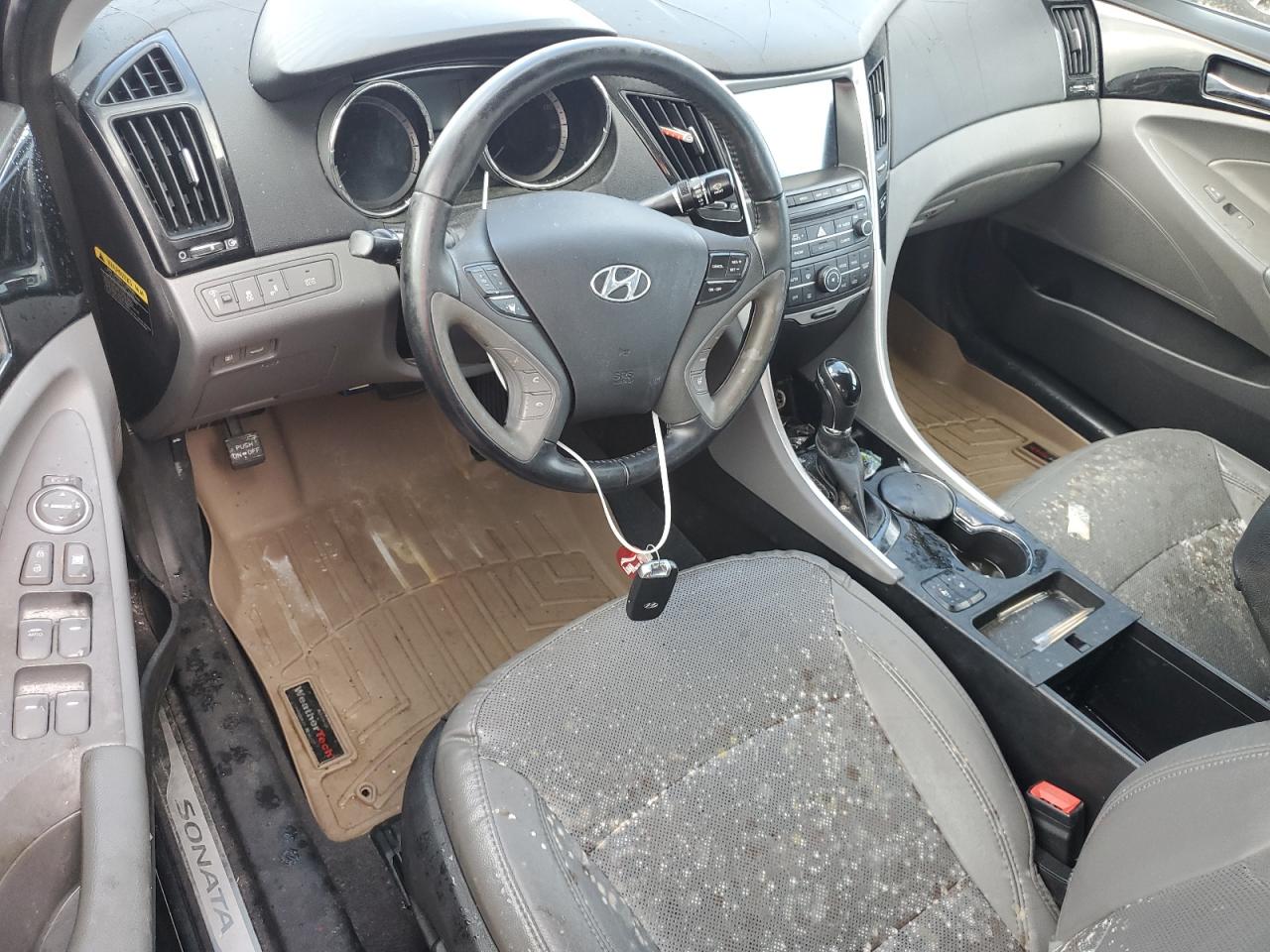 2014 Hyundai Sonata VIN 5NPEC4AC1EH917018 Copart auction photo, water/flood damage thumbnail 8