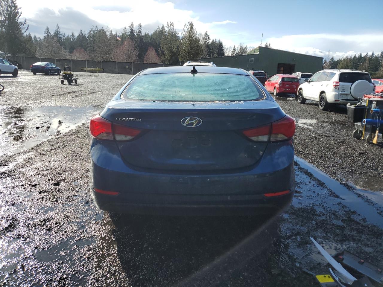 2016 Hyundai Elantra VIN KMHDH4AE7GU526345 Copart auction photo, front end damage thumbnail 6
