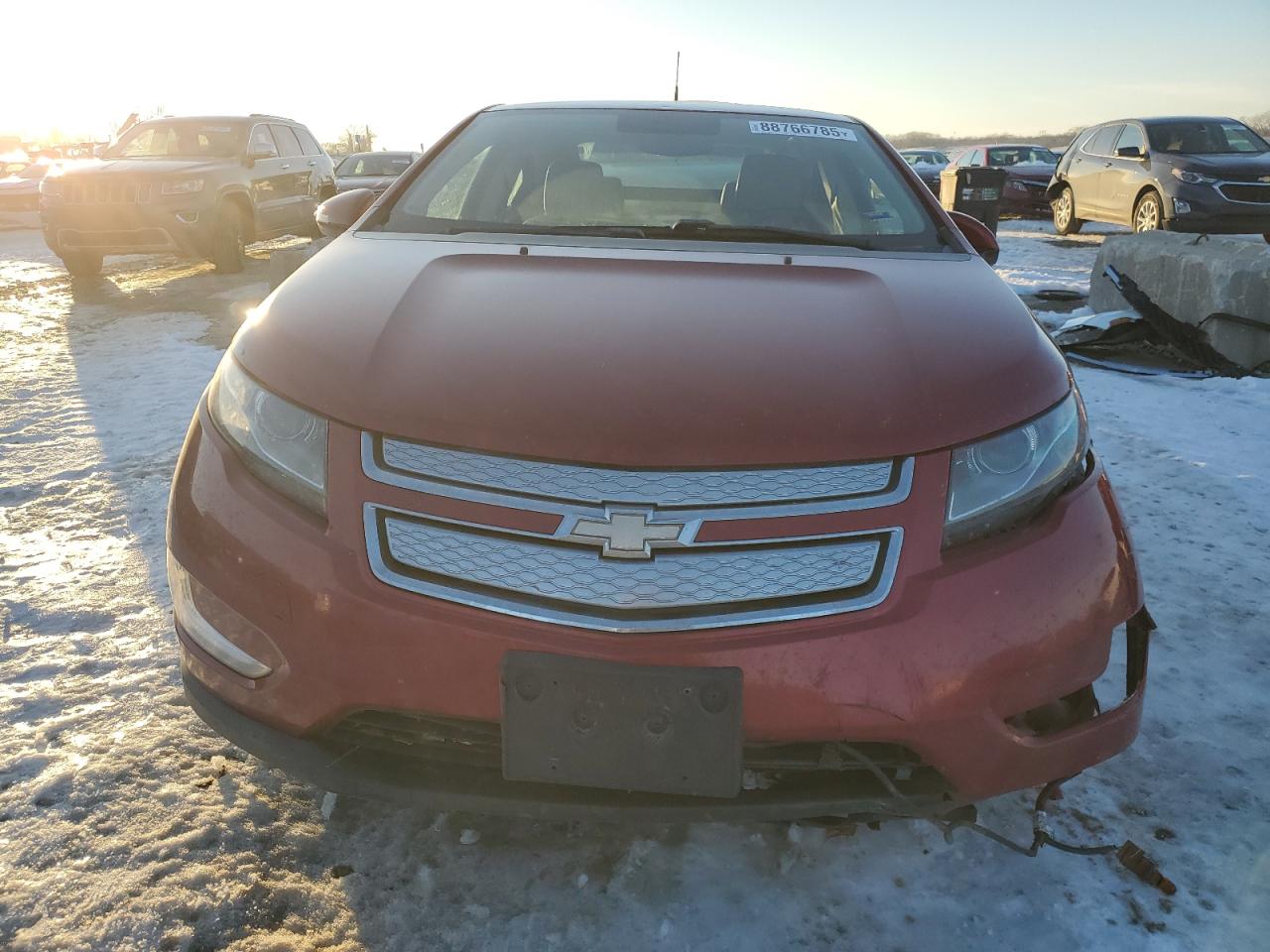 2013 Chevrolet Volt VIN 1G1RD6E41DU103624 Copart auction photo, all over / undercarriage damage thumbnail 5