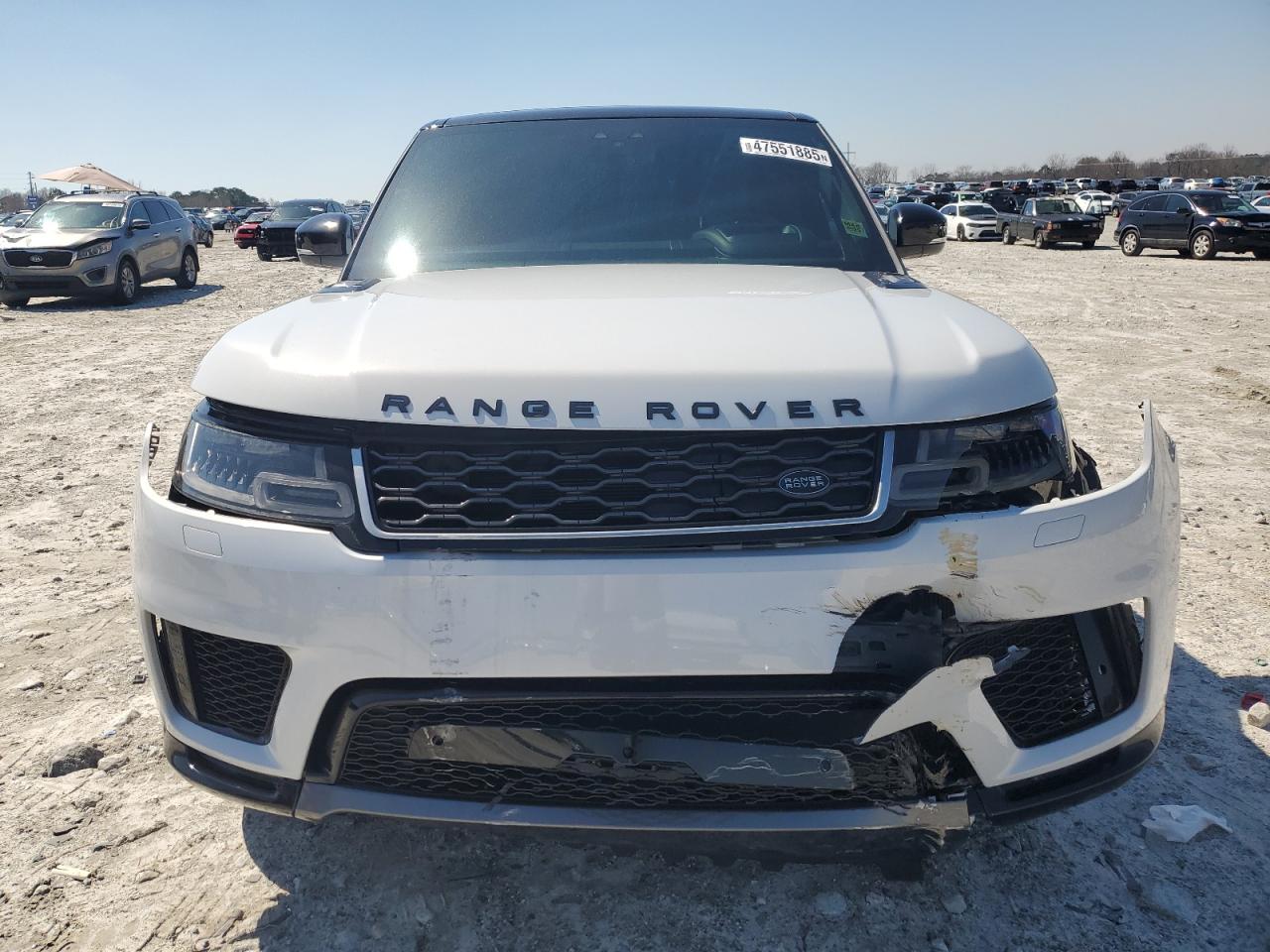 2020 Land Rover Range Rover VIN SALWR2RY2LA893381 Copart auction photo, front end damage thumbnail 5