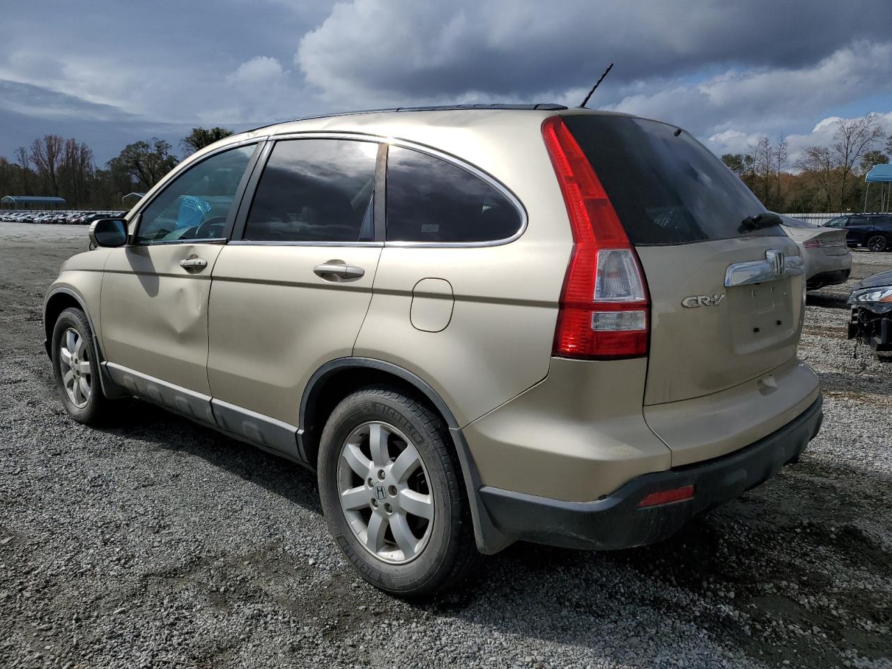 2008 Honda CR-V VIN 5J6RE48778L033387 Copart auction photo, side / frame damage damage thumbnail 2