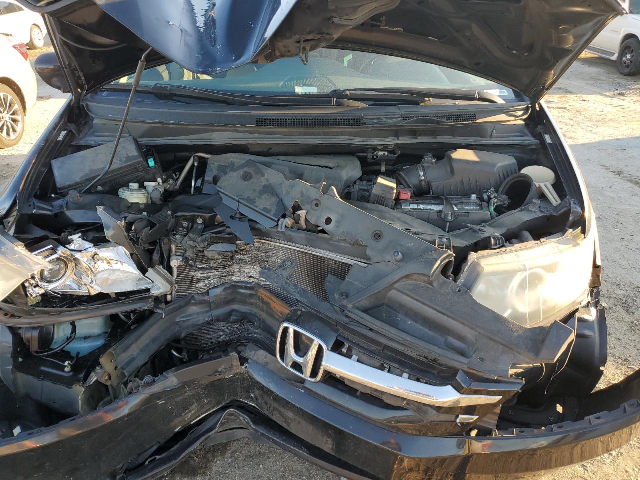 2014 Honda Odyssey VIN 5FNRL5H63EB060285 Copart auction photo, front end damage thumbnail 12