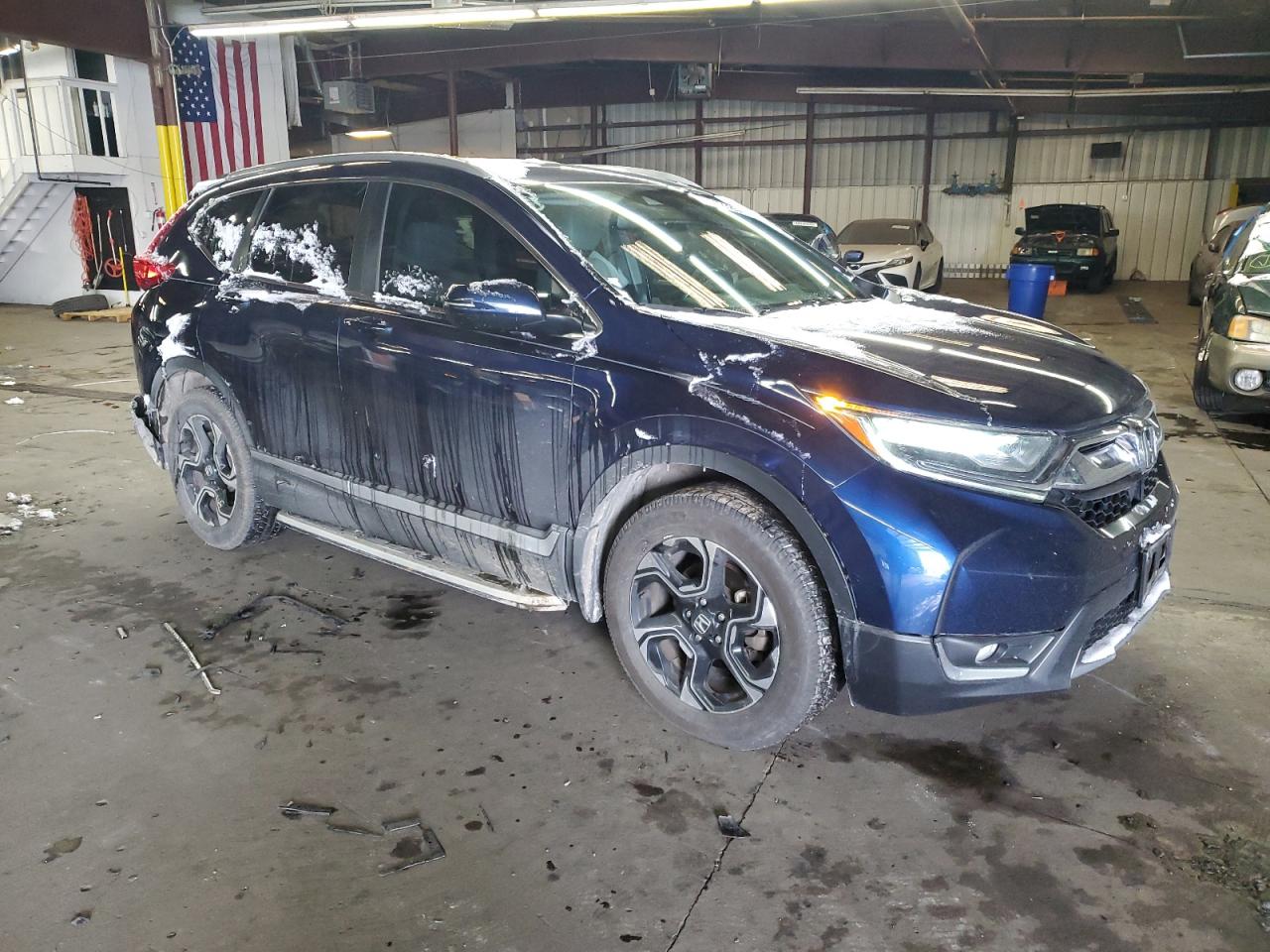 2018 Honda CR-V VIN 7FARW2H97JE070770 Copart auction photo, rear end / front end damage thumbnail 4