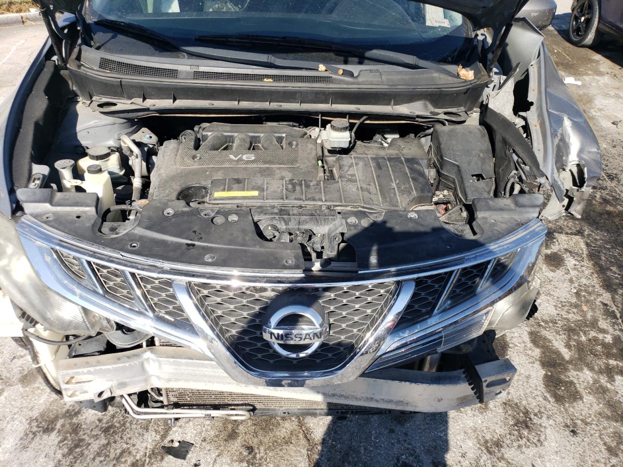2012 Nissan Murano VIN JN8AZ1MW0CW216192 Copart auction photo, front end / side damage thumbnail 12