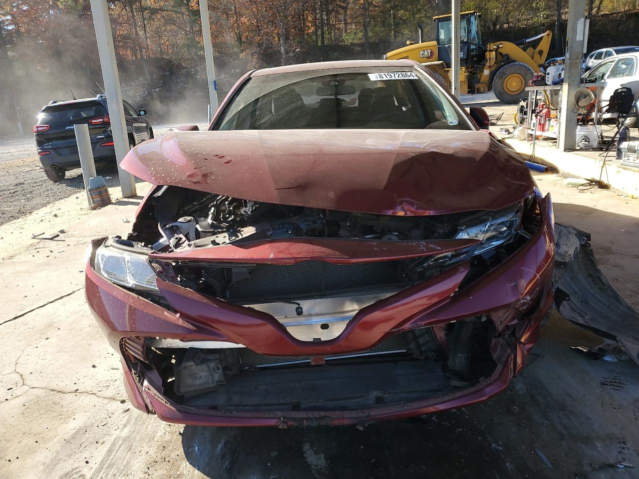 2018 Toyota Camry VIN 4T1B11HK8JU649276 Copart auction photo, front end damage thumbnail 5