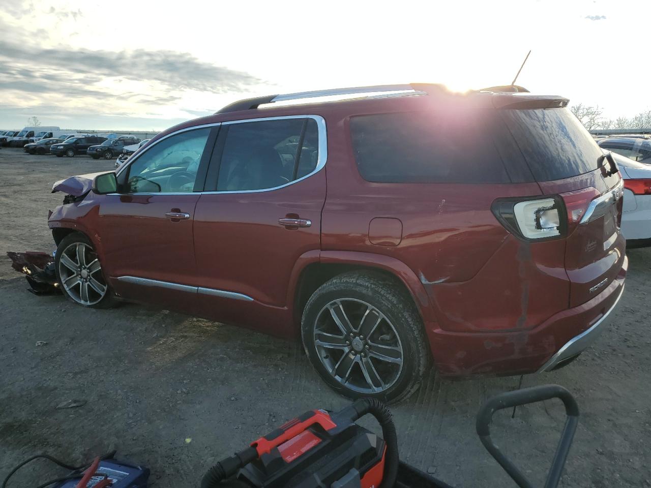 2019 GMC Acadia VIN 1GKKNXLS5KZ244360 Copart auction photo, front end / rear end damage thumbnail 2