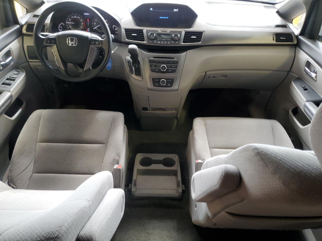 2015 Honda Odyssey VIN 5FNRL5H28FB112346 Copart auction photo, front end / top/roof damage thumbnail 8