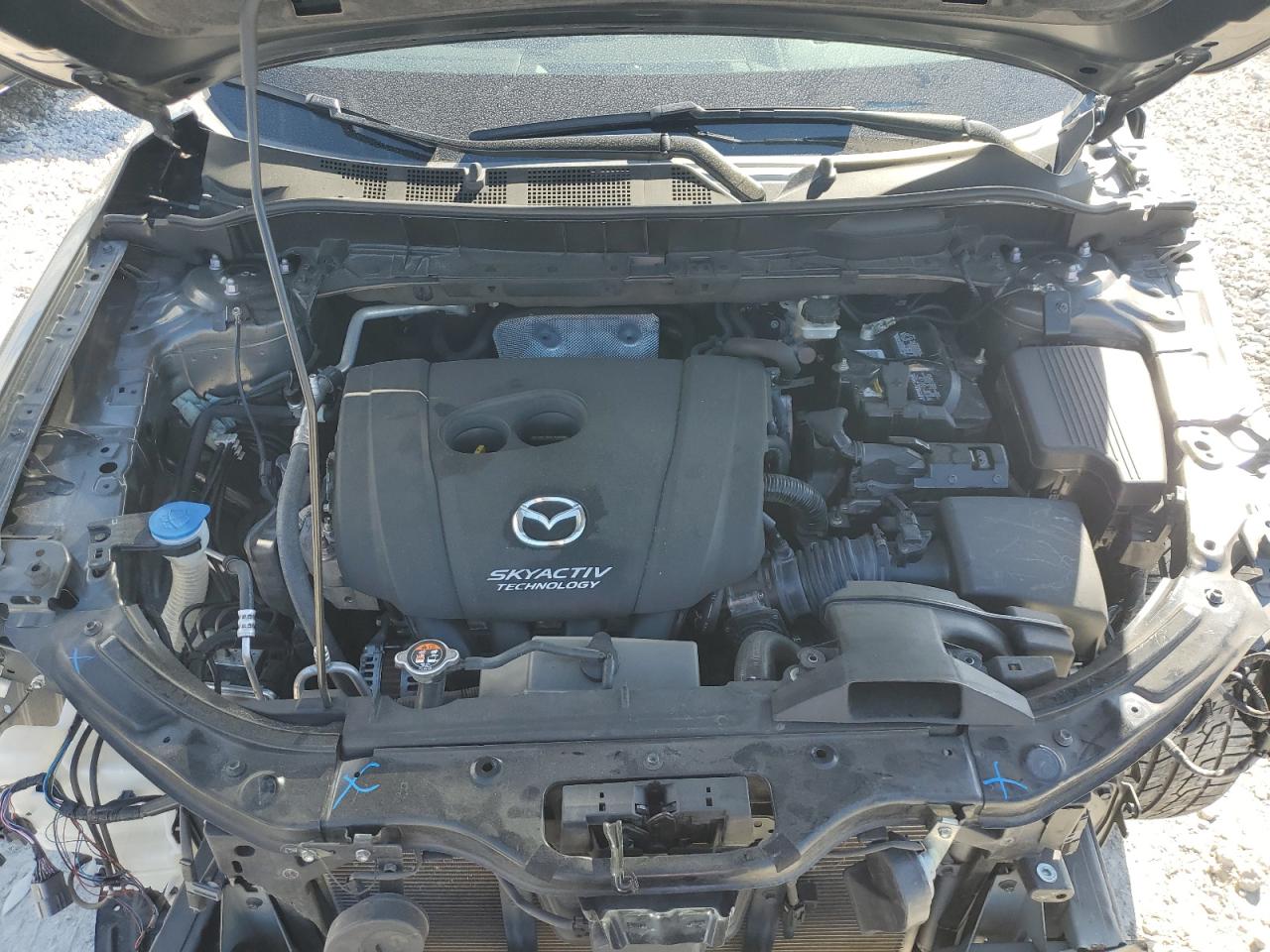 2017 Mazda CX-5 VIN JM3KFBDL3H0221022 Copart auction photo, front end / mechanical damage thumbnail 12