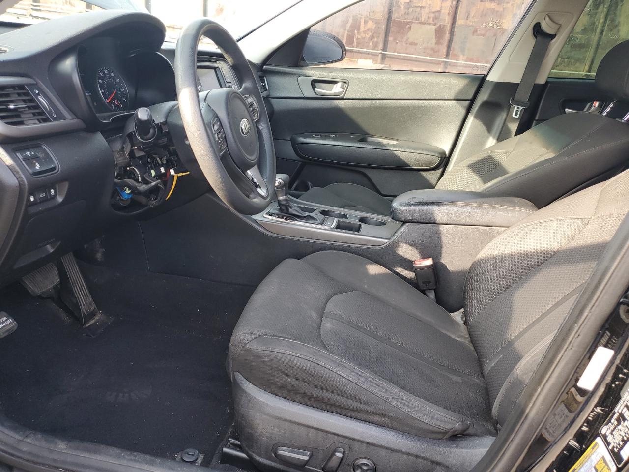 2016 KIA Optima VIN 5XXGT4L36GG058335 Copart auction photo, vandalism damage thumbnail 7