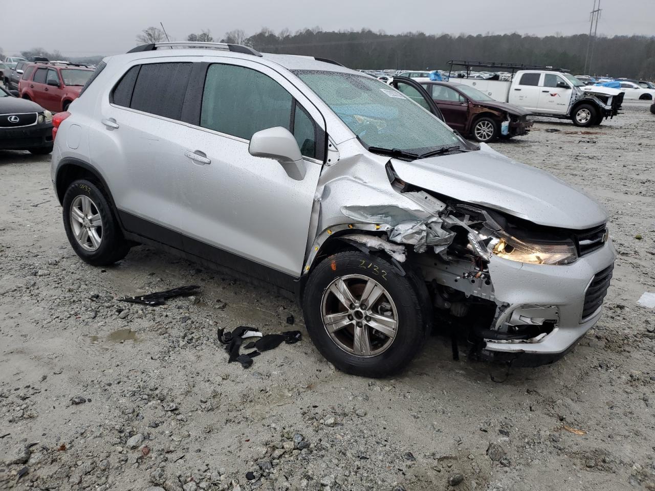 2019 Chevrolet Trax VIN KL7CJLSB2KB843647 Copart auction photo, all over damage thumbnail 4