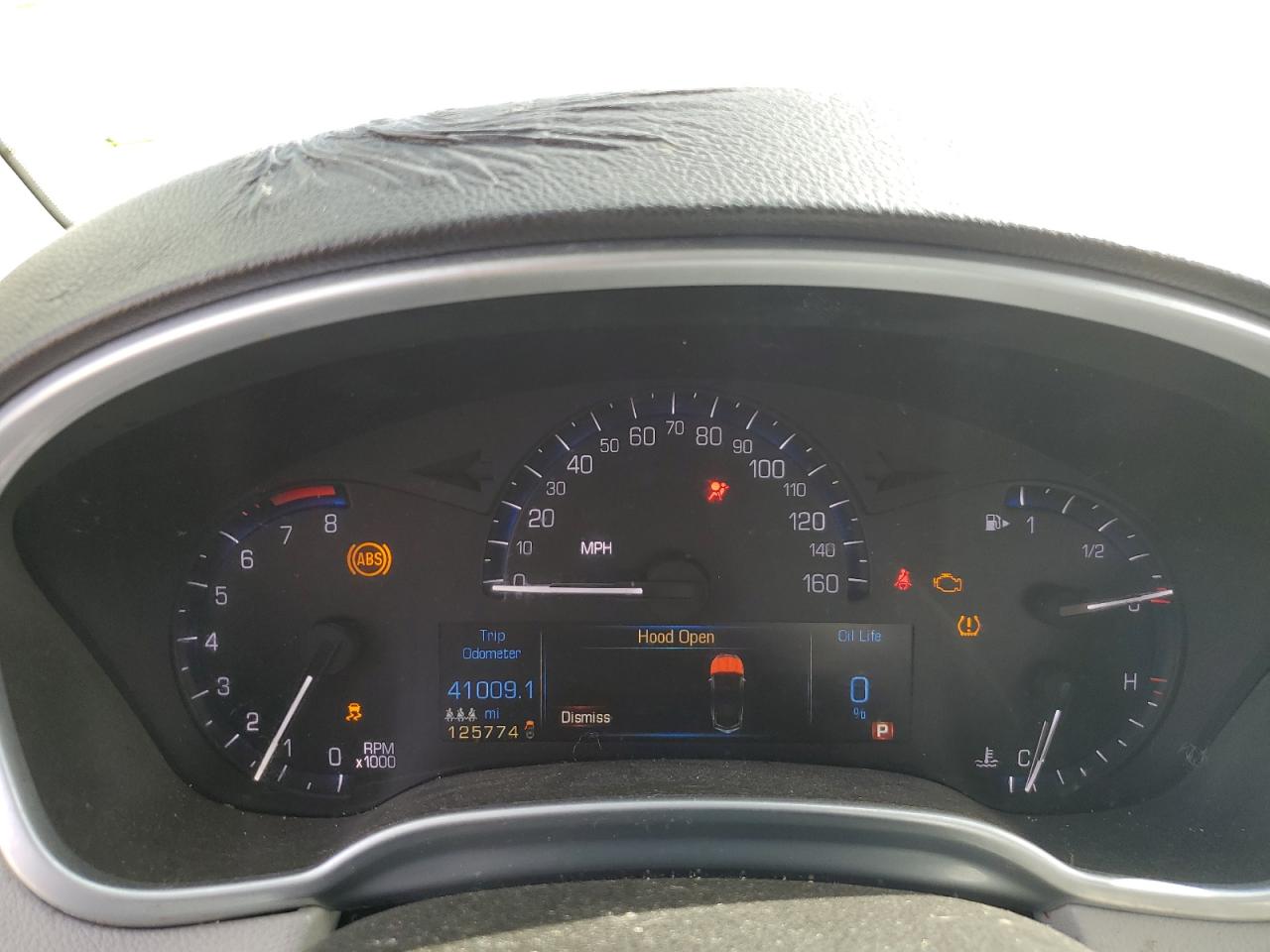 2013 Cadillac SRX VIN 3GYFNAE36DS594476 Copart auction photo, rear end damage thumbnail 9