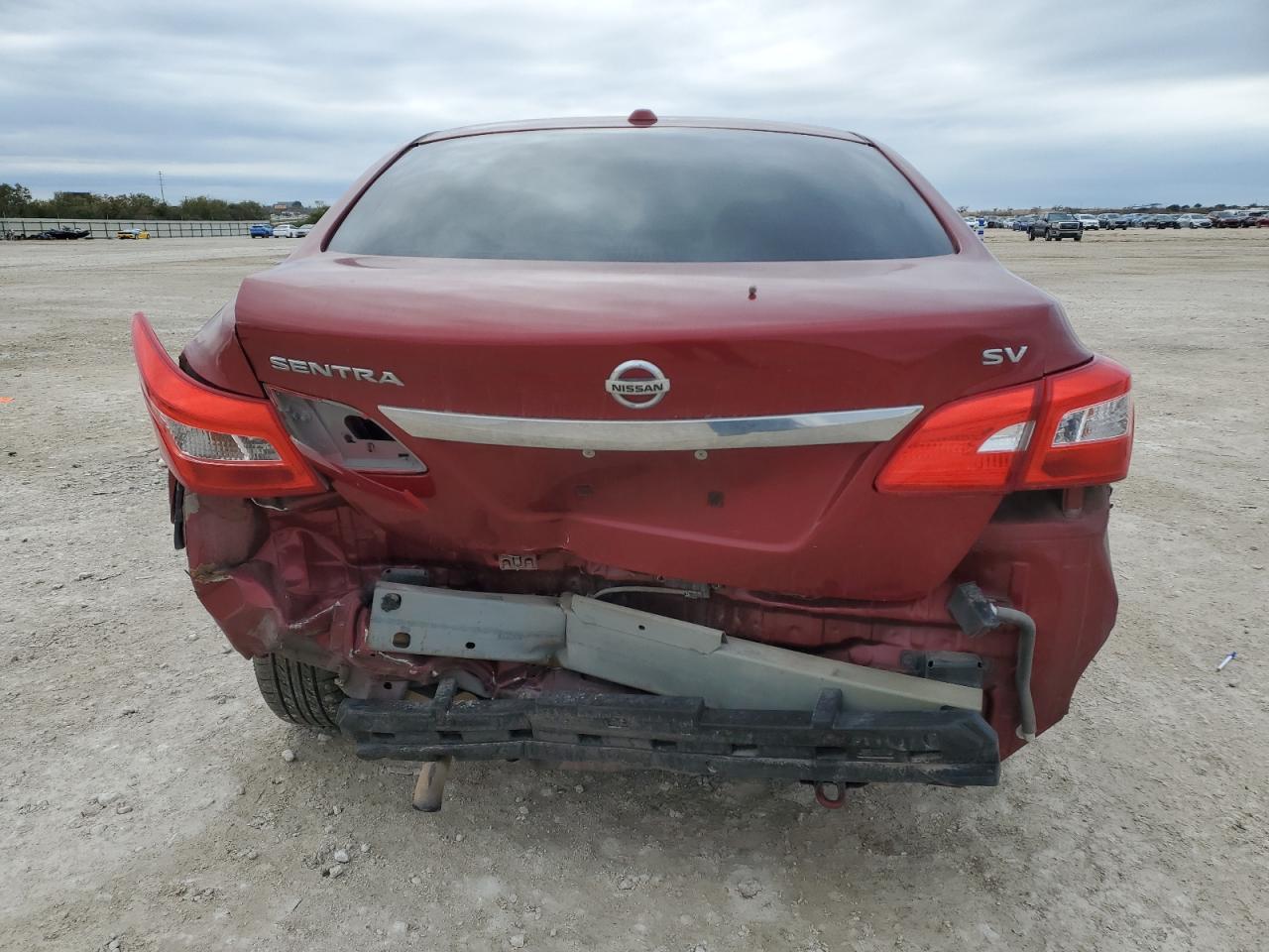 2016 Nissan Sentra VIN 3N1AB7AP6GL662734 Copart auction photo, all over damage thumbnail 6