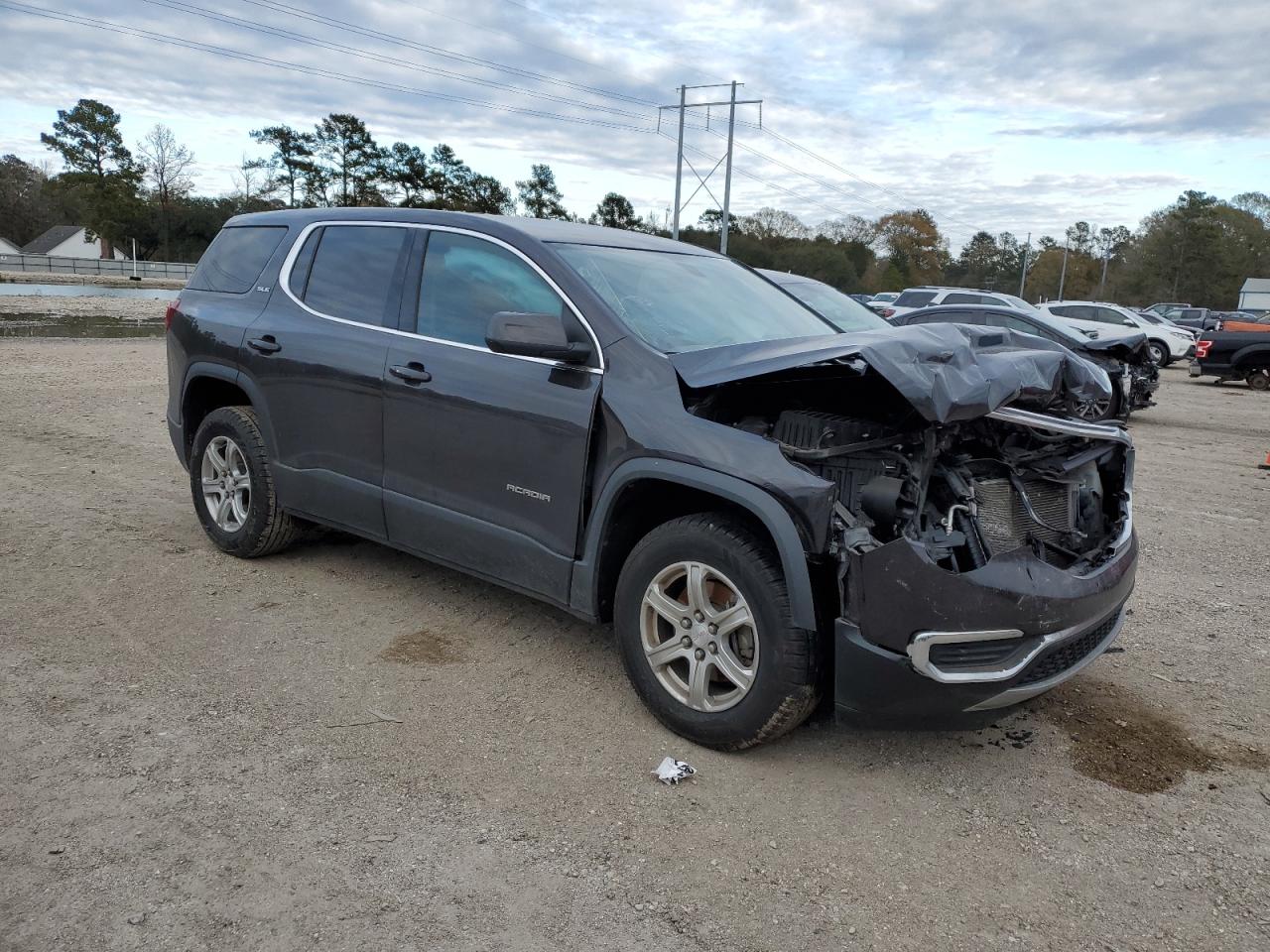 2018 GMC Acadia VIN 1GKKNKLA0JZ187414 Copart auction photo, front end damage thumbnail 4