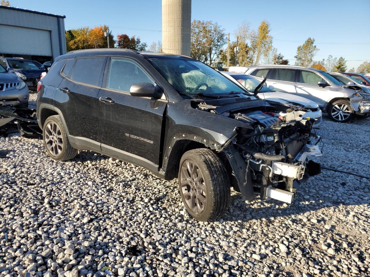 2021 Jeep Compass VIN 3C4NJDEB9MT570558 Copart auction photo, front end damage thumbnail 4