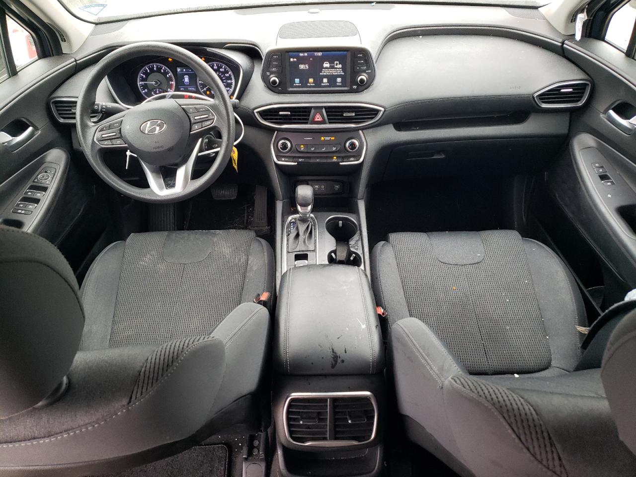 2019 Hyundai Santa Fe VIN 5NMS2CAD7KH101609 Copart auction photo, side damage thumbnail 8