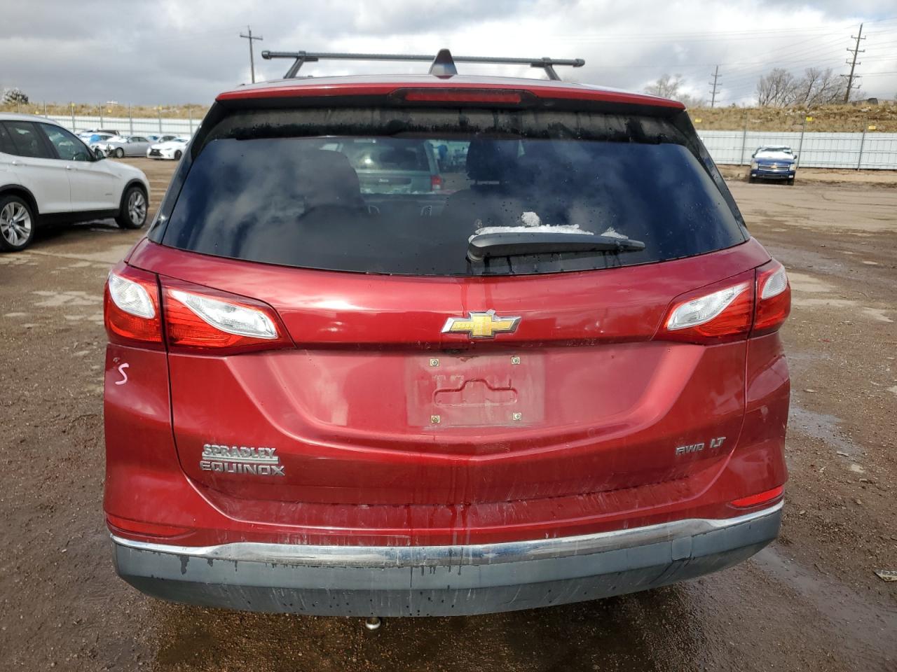 2018 Chevrolet Equinox VIN 2GNAXSEV0J6300556 Copart auction photo, front end / hail damage thumbnail 6