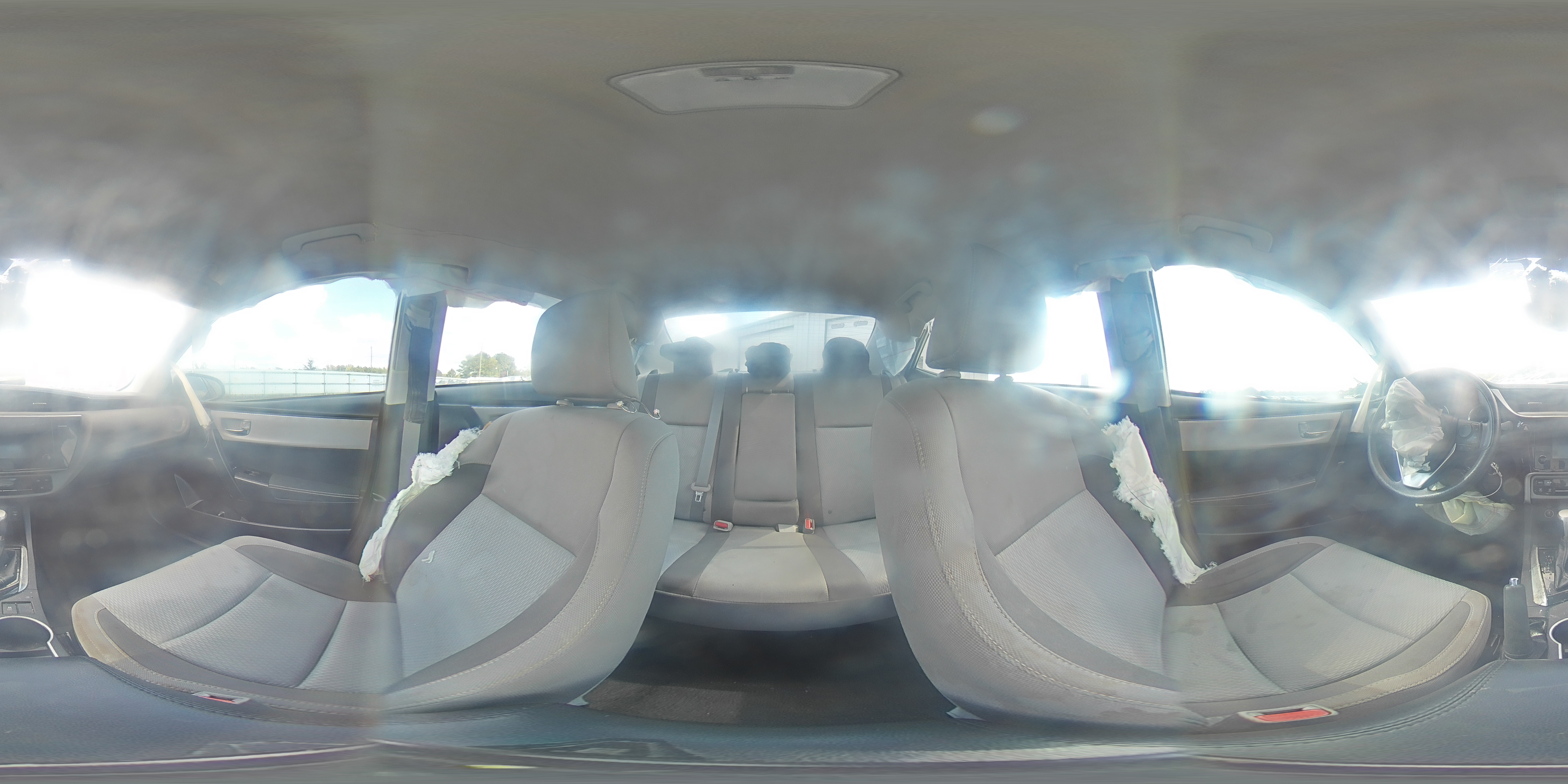 2017 Toyota Corolla VIN 5YFBURHE3HP653764 Copart auction photo, side / front end damage thumbnail 14