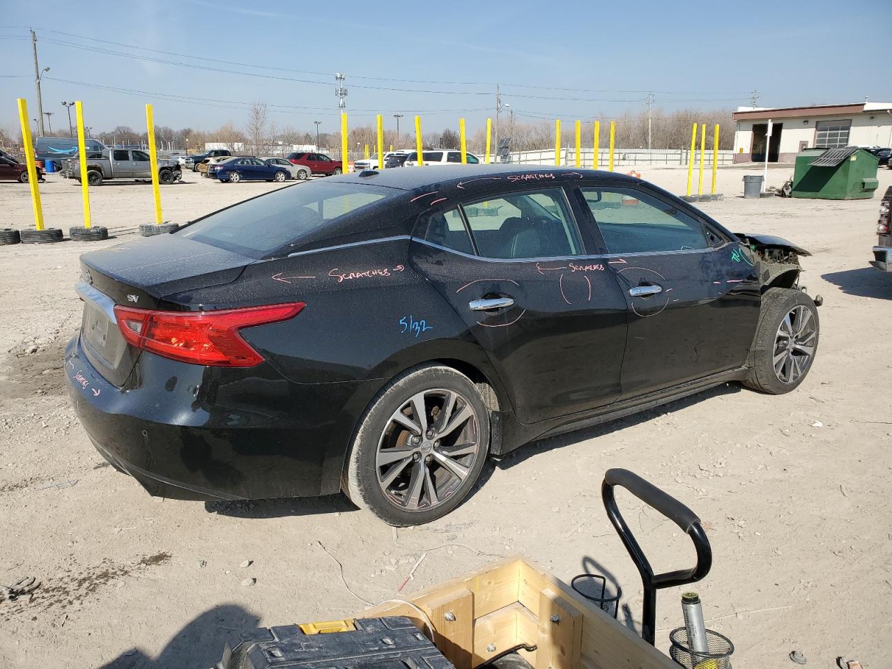 2017 Nissan Maxima VIN 1N4AA6AP0HC405808 Copart auction photo, front end / minor dent/scratches damage thumbnail 3