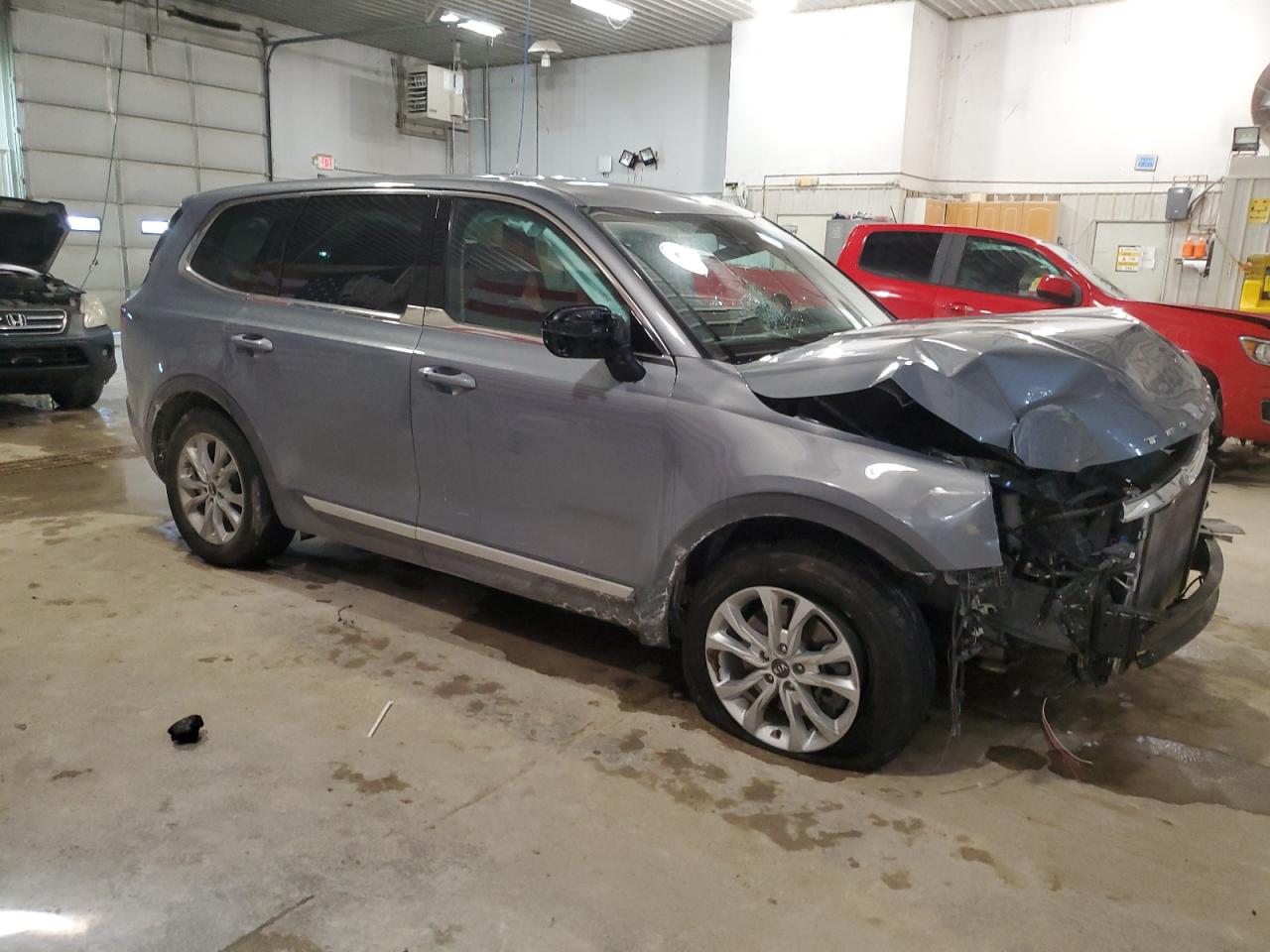 2020 KIA Telluride VIN 5XYP24HC7LG066333 Copart auction photo, front end / minor dent/scratches damage thumbnail 4