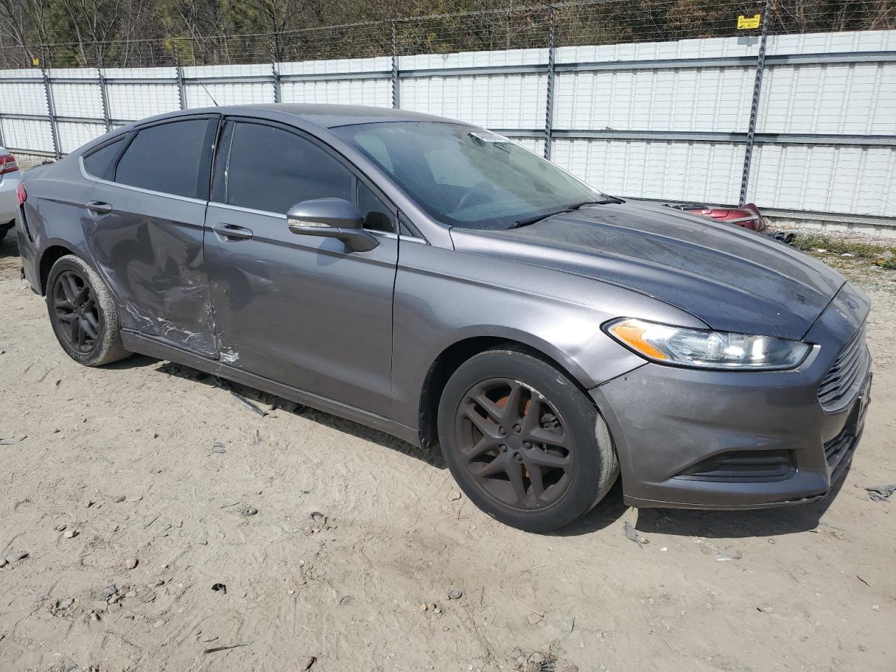 2013 Ford Fusion VIN 3FA6P0HR8DR305637 Copart auction photo, rear end / side damage thumbnail 4