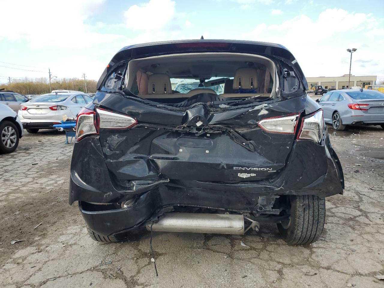 2020 Buick Envision VIN LRBFX1SA6LD123377 Copart auction photo, front end / rear end damage thumbnail 6