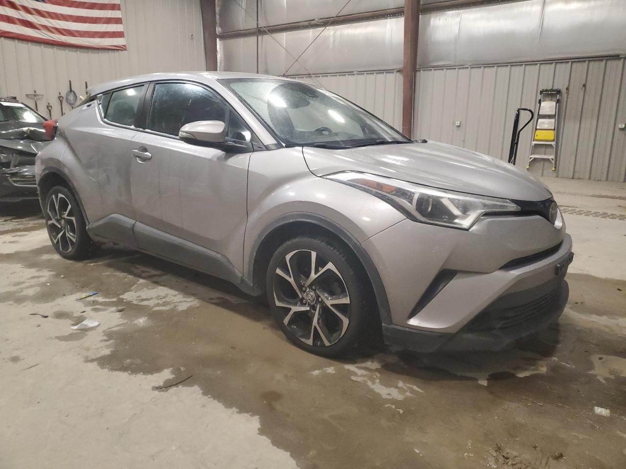 2018 Toyota C-HR VIN NMTKHMBX6JR023556 Copart auction photo, side damage thumbnail 4