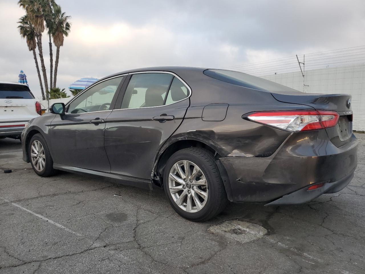 2018 Toyota Camry VIN JTNB11HK2J3050413 Copart auction photo, rear end / side damage thumbnail 2