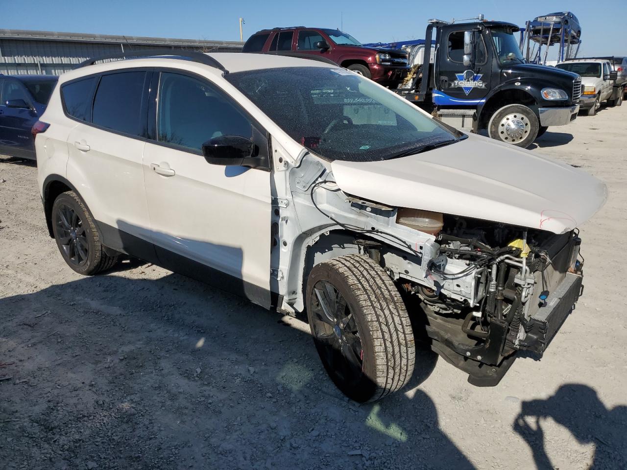 2019 Ford Escape VIN 1FMCU0GD6KUA52055 Copart auction photo, front end damage thumbnail 4