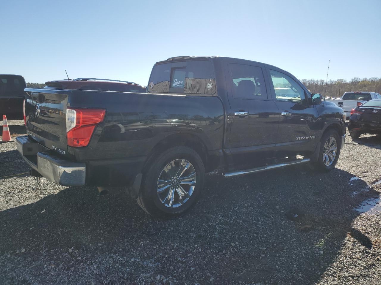 2018 Nissan Titan VIN 1N6AA1EJ5JN503940 Copart auction photo, top/roof damage thumbnail 3