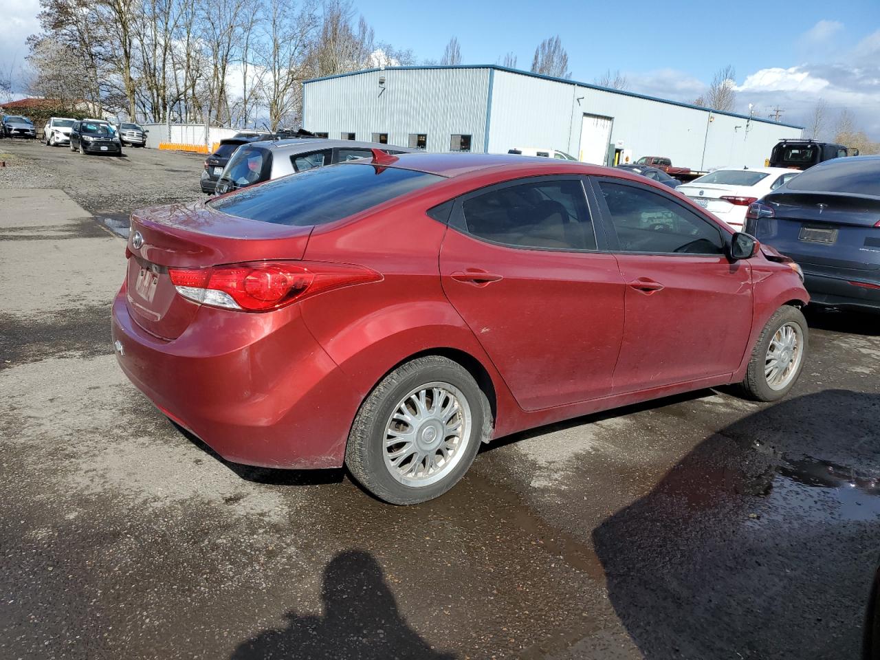 2013 Hyundai Elantra VIN 5NPDH4AE5DH228130 Copart auction photo, front end damage thumbnail 3