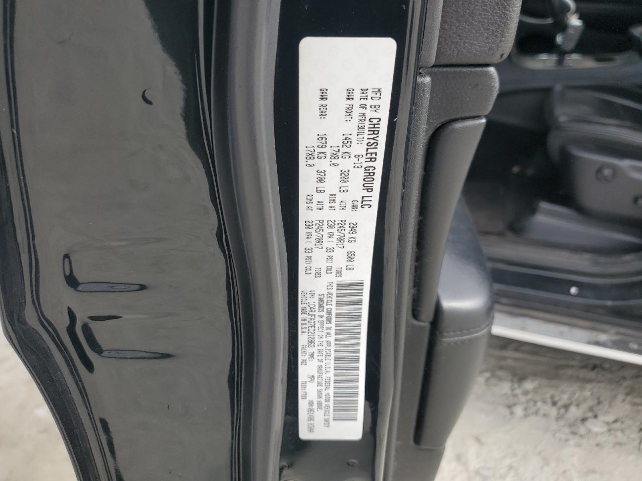 2014 Jeep Grand Cherokee VIN 1C4RJFAG7EC210863 Copart auction photo, front end damage thumbnail 16