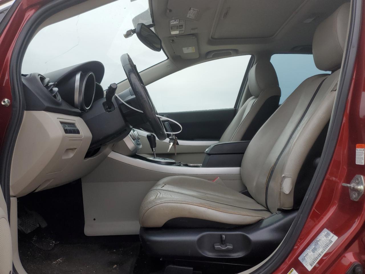 2009 Mazda CX-7 VIN JM3ER293490228317 Copart auction photo, rear end / front end damage thumbnail 7