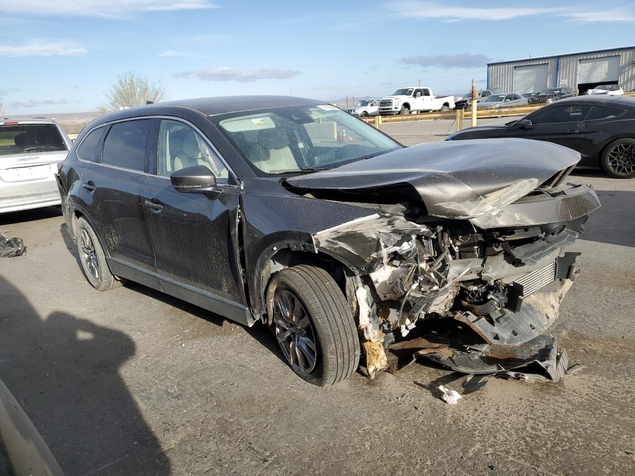 2018 Mazda CX-9 VIN JM3TCABY1J0225341 Copart auction photo, front end / side damage thumbnail 4