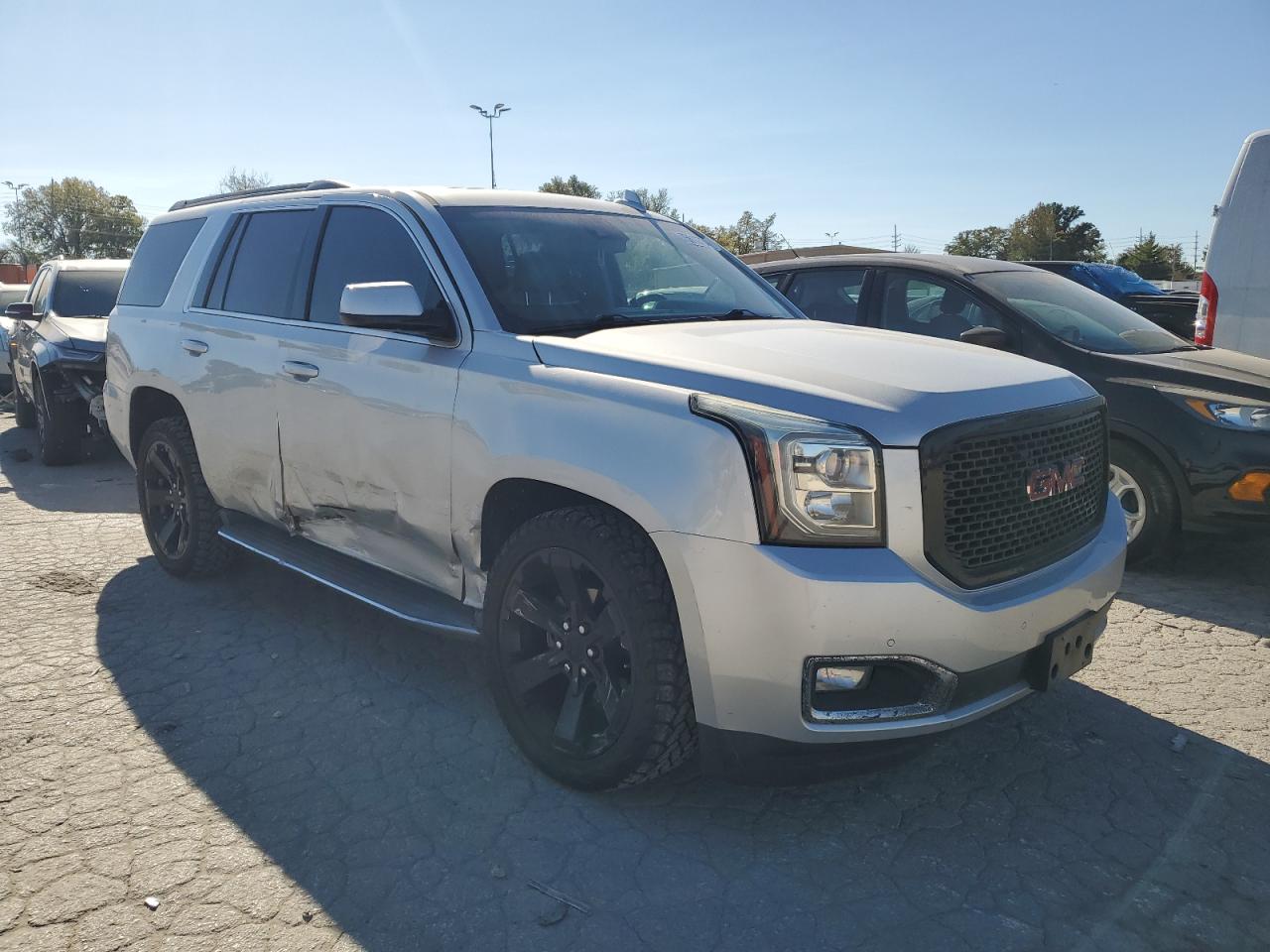 2016 GMC Yukon VIN 1GKS2BKC8GR456151 Copart auction photo, side damage thumbnail 4