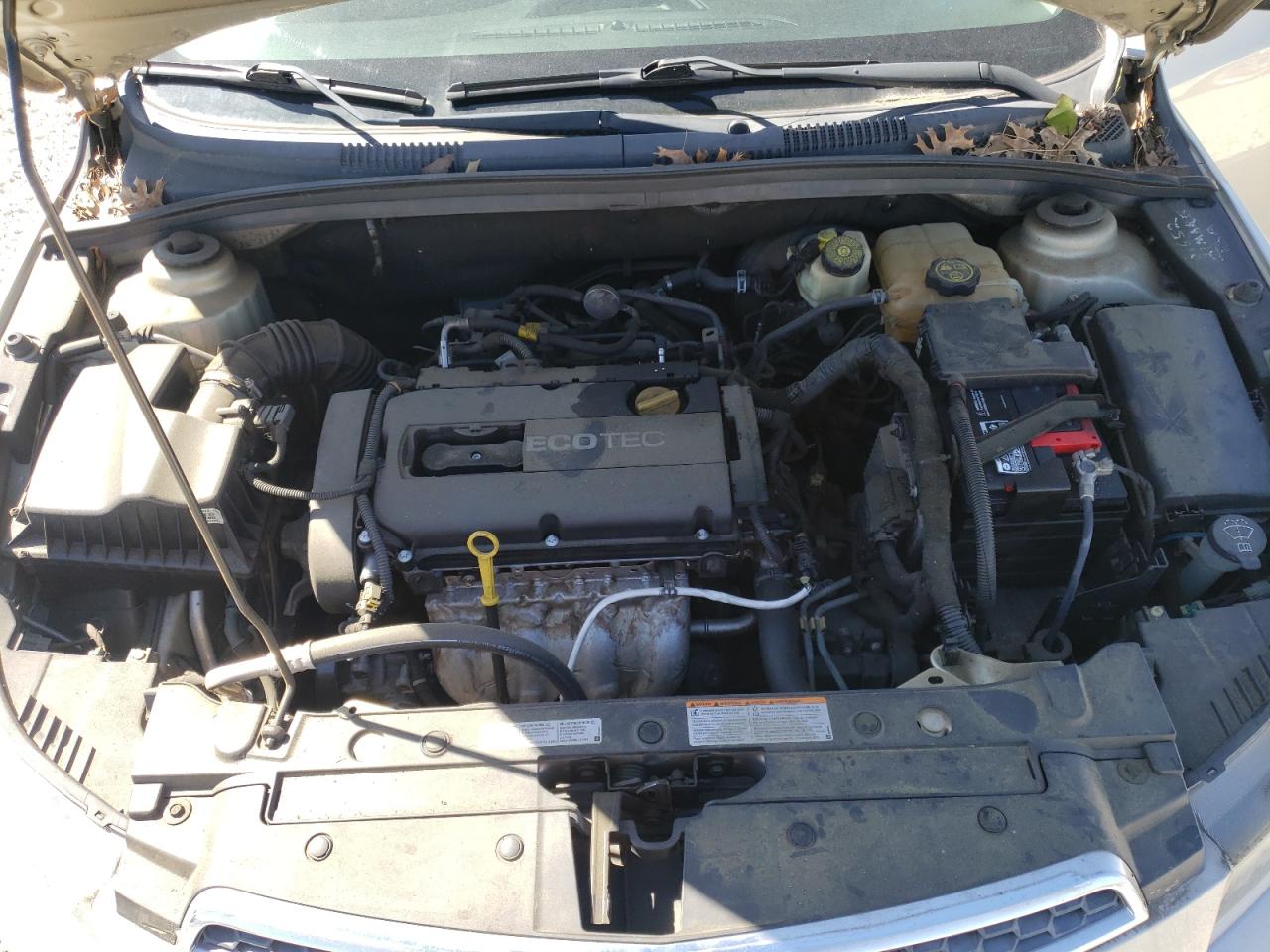 2013 Chevrolet Cruze VIN 1G1PA5SH4D7256272 Copart auction photo, rear end / front end damage thumbnail 11