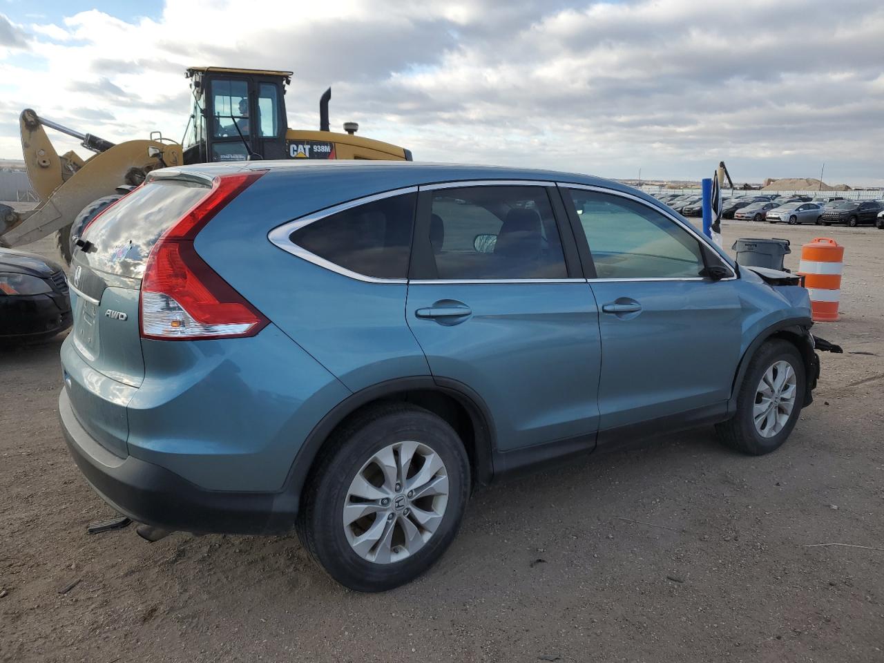 2013 Honda CR-V VIN 5J6RM4H51DL043490 Copart auction photo, front end / side damage thumbnail 3