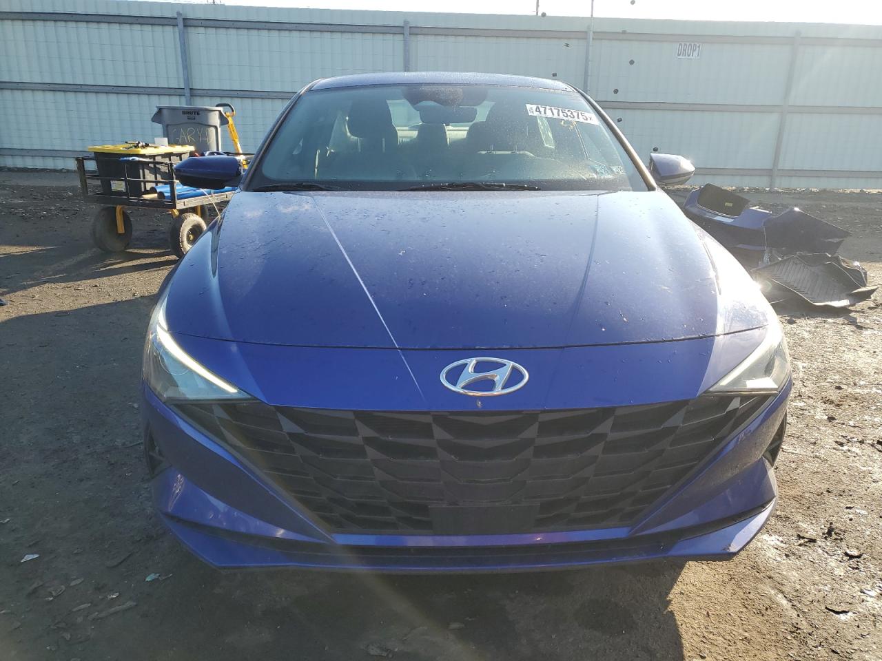 2022 Hyundai Elantra VIN 5NPLS4AG4NH085302 Copart auction photo, undercarriage / rear end damage thumbnail 5