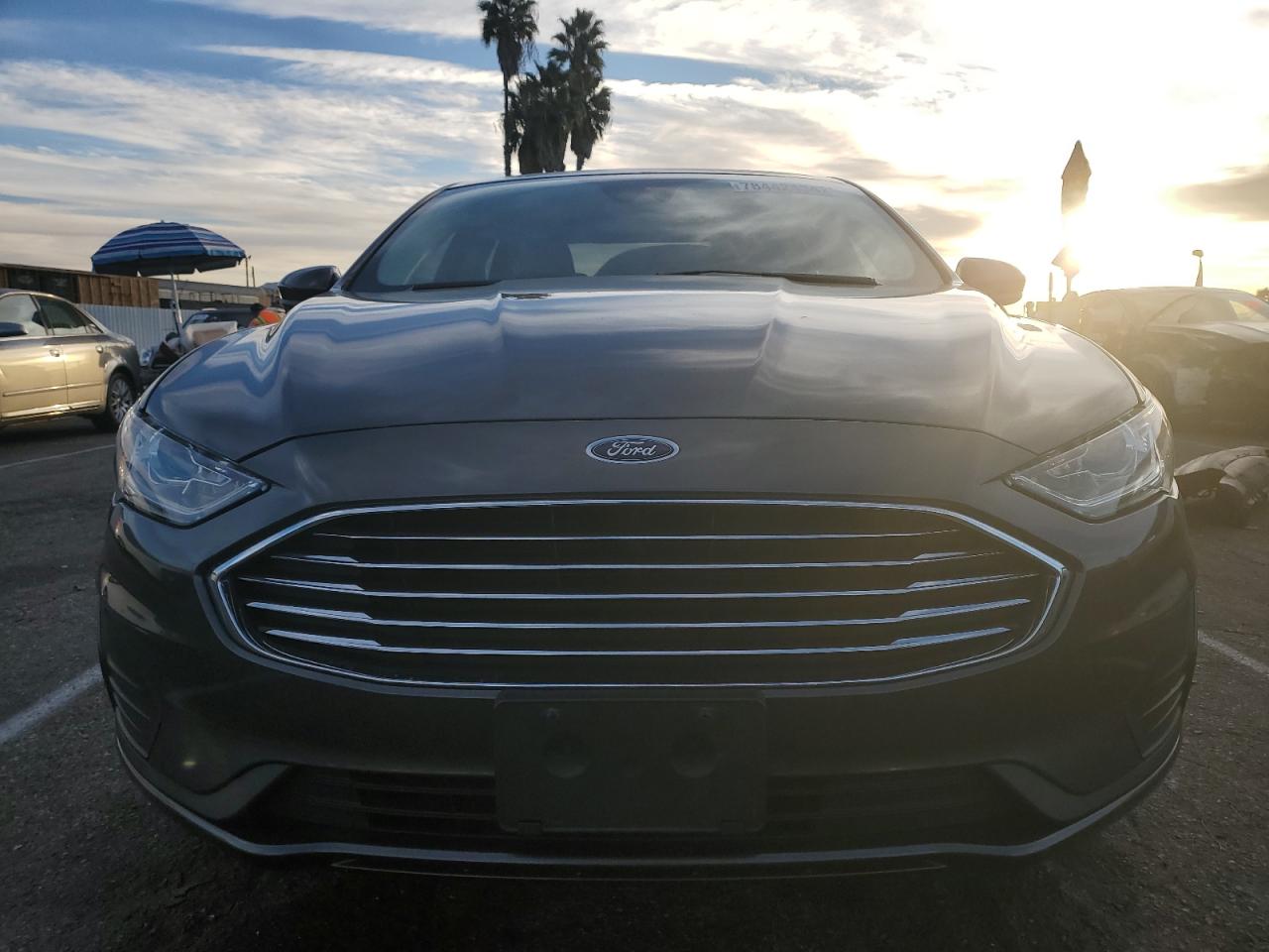 2020 Ford Fusion VIN 3FA6P0LU0LR170728 Copart auction photo, rear end damage thumbnail 5