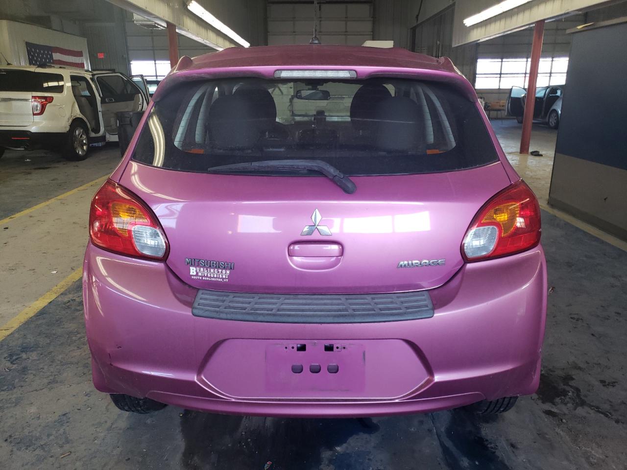 2015 Mitsubishi Mirage VIN ML32A3HJ4FH053530 Copart auction photo, mechanical / front end damage thumbnail 6
