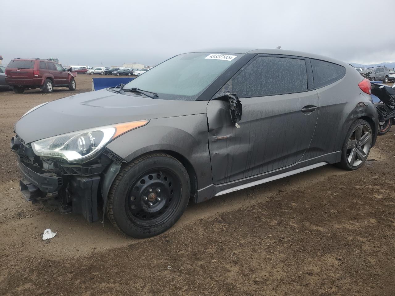 2013 Hyundai Veloster VIN KMHTC6AE5DU085042 - Copart auction photo