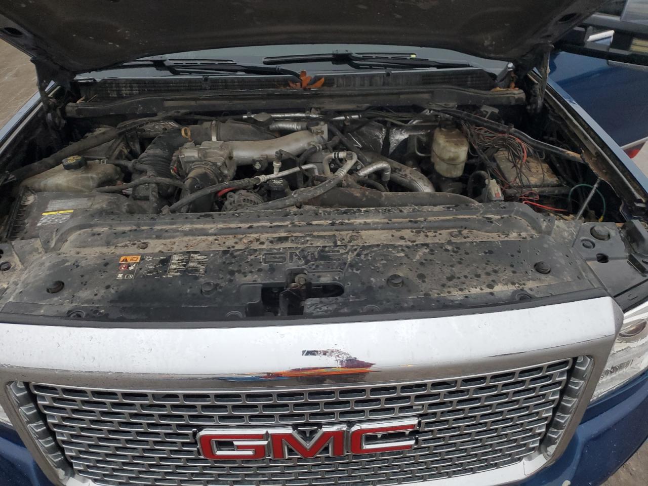 2015 GMC Sierra VIN 1GT120E81FF641483 Copart auction photo, rear end damage thumbnail 13