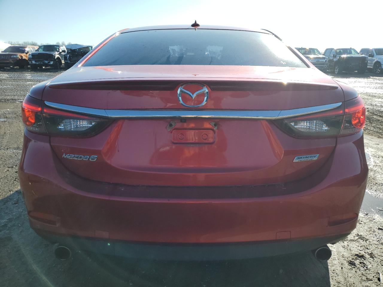 2017 Mazda 6 VIN JM1GL1W50H1142658 Copart auction photo, front end / minor dent/scratches damage thumbnail 6