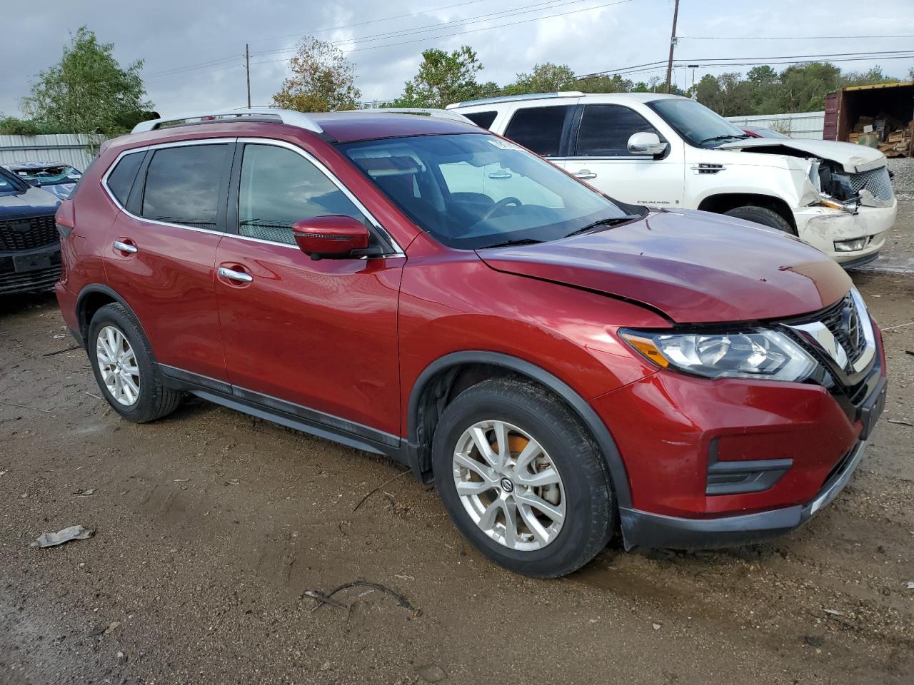 2018 Nissan Rogue VIN 5N1AT2MT4JC734647 Copart auction photo, side damage thumbnail 4