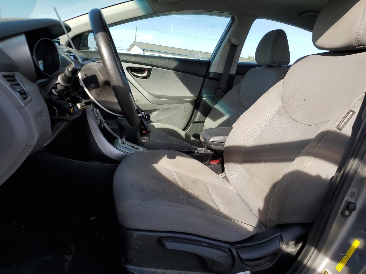2011 Hyundai Elantra VIN KMHDH4AE7BU147595 Copart auction photo, side damage thumbnail 7